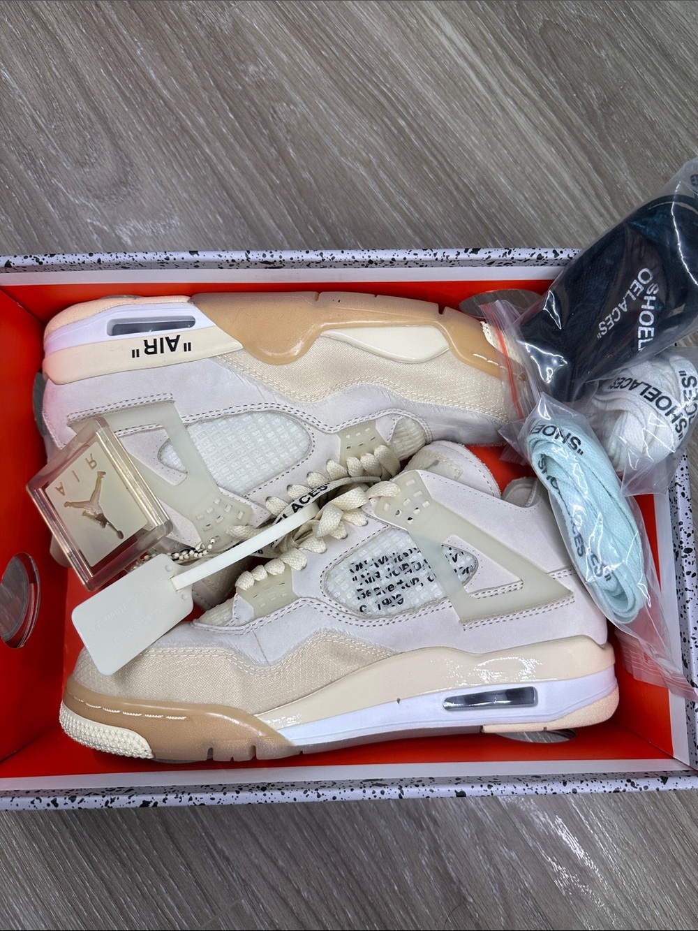 Women’s Air Jordan 4 Retro Sand/Beige Sneakers